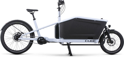CUBE CARGO HYBRID 500 FLASHWHITE/BLACK BUILT W/SEAT