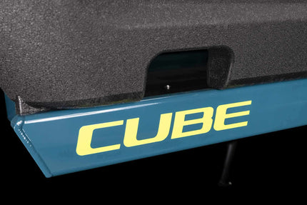 CUBE CARGO HYBRID 500 BLUE/LIME BUILT W/SEAT