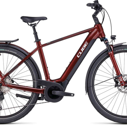 CUBE TOURING HYBRID EXC 625 RED/WHITE