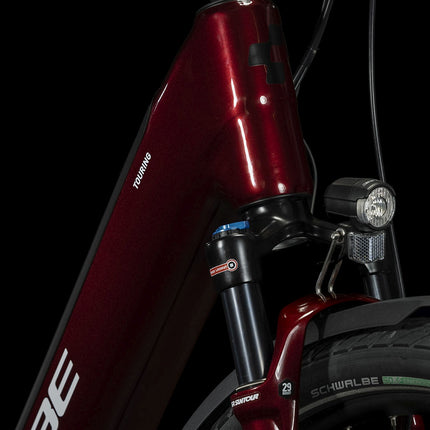 CUBE TOURING HYBRID EXC 625 RED/WHITE