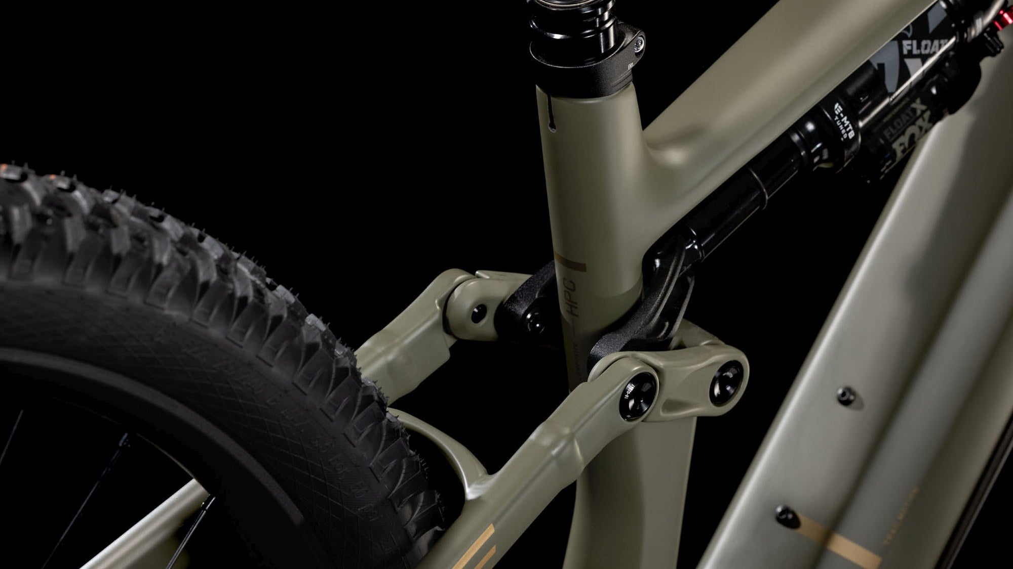 CUBE STEREO HYBRID ONE44 HPC TM 800 DUSTYOLIVE/GOLD –