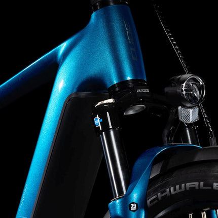 CUBE KATHMANDU HYBRID EX 800 ELECTRICBLUE/CHROME