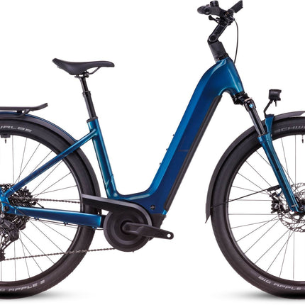 CUBE KATHMANDU HYBRID EX 800 ELECTRICBLUE/CHROME