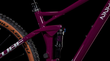 CUBE STEREO ONE22 RACE WINE/GREY