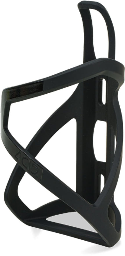 ACID BOTTLE CAGE HPP LEFT-HAND SIDECAGE MATT BLK/GLOSSY BLK