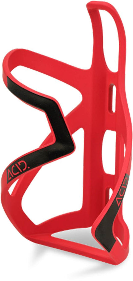 ACID BOTTLE CAGE HPP SIDECAGE MATT RED/GLOSSY BLACK