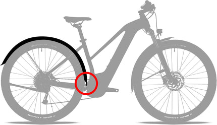 ACID Mudguard Set 53 28" Black