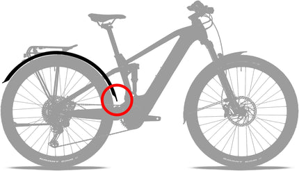 ACID Mudguard Set 75 29" Black