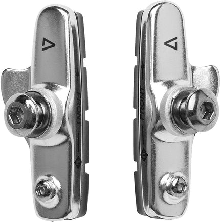 ACID 2-Piece Replaceable Road Brake Shoes Sil/Blk