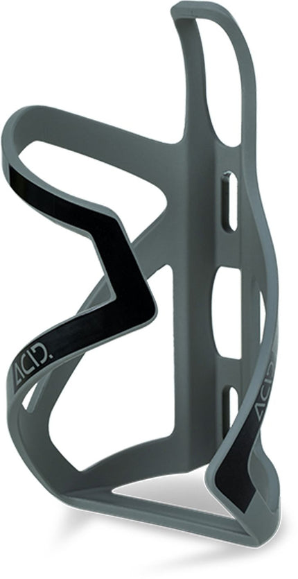 ACID BOTTLE CAGE HPP SIDECAGE MATT GREY/GLOSSY BLACK