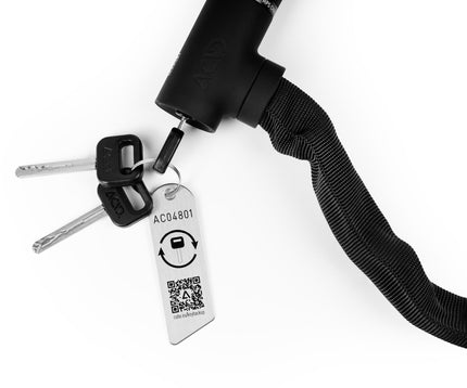 Acid Chain Lock Solid K120 Black