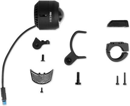 ACID E-BIKE FRONT LIGHT PRO-E 200 HIGH BEAM X-CONNECT BLACK