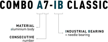ACID PEDALS COMBO A7-IB CLASSIC SILVER