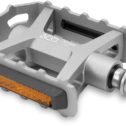 ACID PEDALS FLAT A8-IB CLASSIC SILVER