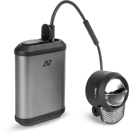 ACID E-BIKE KOPLAMP PRO-E 150 + POWERBANK GRIJS