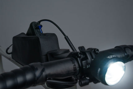 ACID E-BIKE KOPLAMP PRO-E 150 + POWERBANK GRIJS