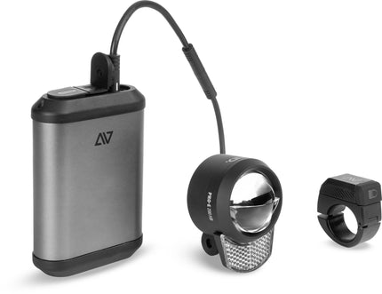 ACID E-BIKE KOPLAMP PRO-E 200 HB POWERBANK GRIJS