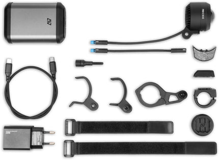 ACID E-BIKE KOPLAMP PRO-E 200 HB POWERBANK GRIJS