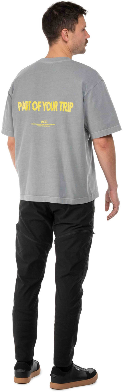 ACID ORGANIC T-SHIRT GTY FIT WASHED GREY