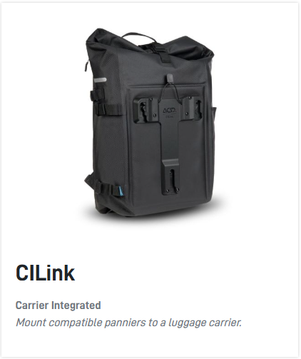 ACID PANNIER BAG PURE 20/2 CILINK BLACK