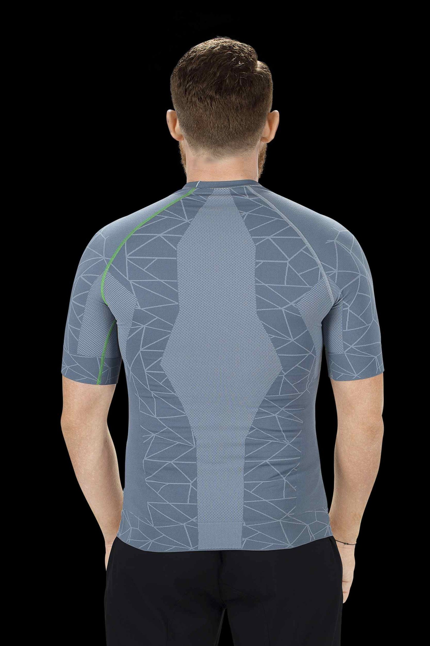 CUBE Baselayer Race Be Cool S/S Grey/Green