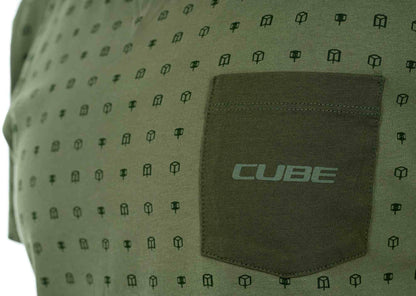 CUBE Organic Ws T-Shirt Pedal Olive