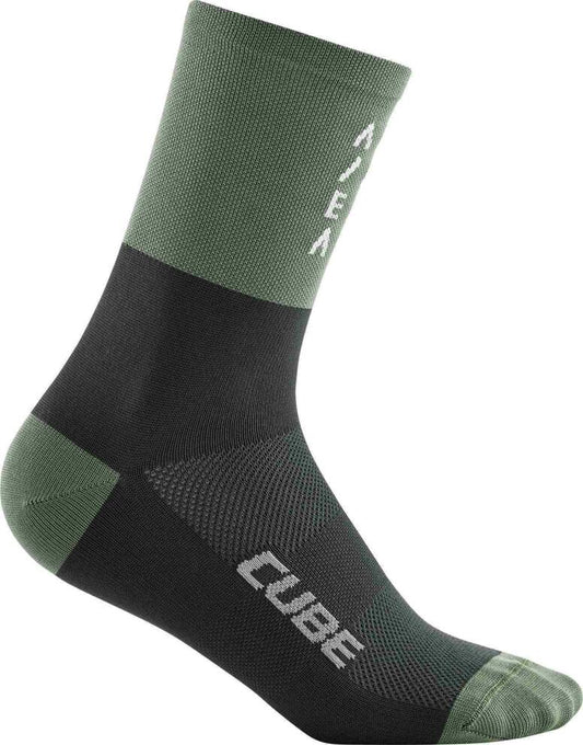 CUBE Socks High Cut Atx Grey/Olive