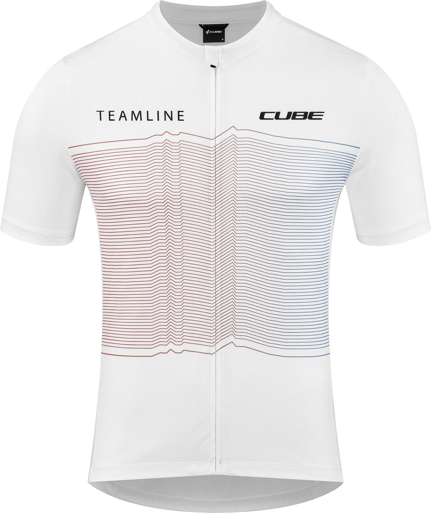 CUBE Teamline Jersey Cmpt S/S White