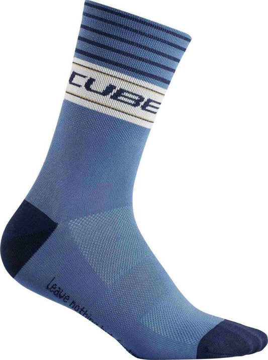 CUBE SOCKS HIGH CUT BLACKLINE BLUE 44-47