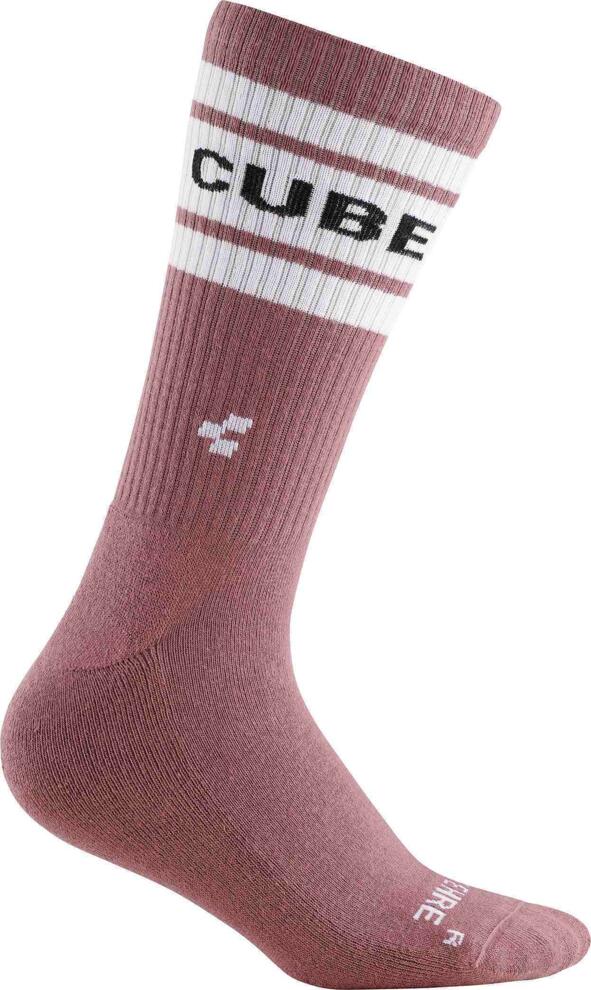 CUBE Socks After Race High Cut Light Red
