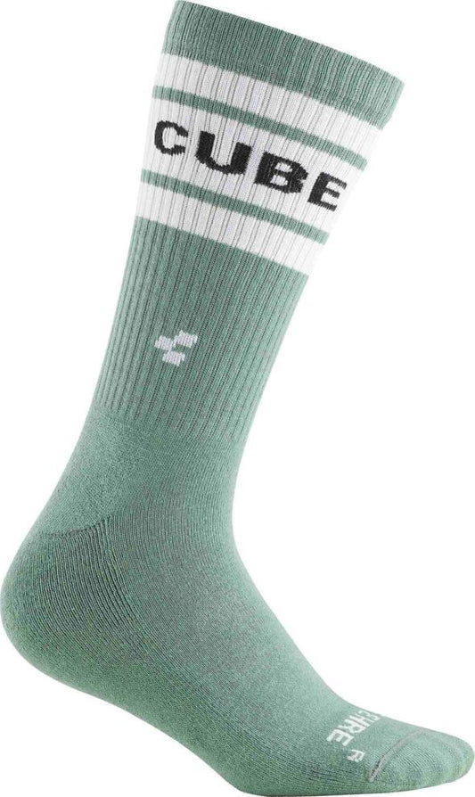 CUBE Socks After Race High Cut Green