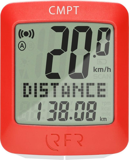 RFR CYCLE COMPUTER CMPT RED