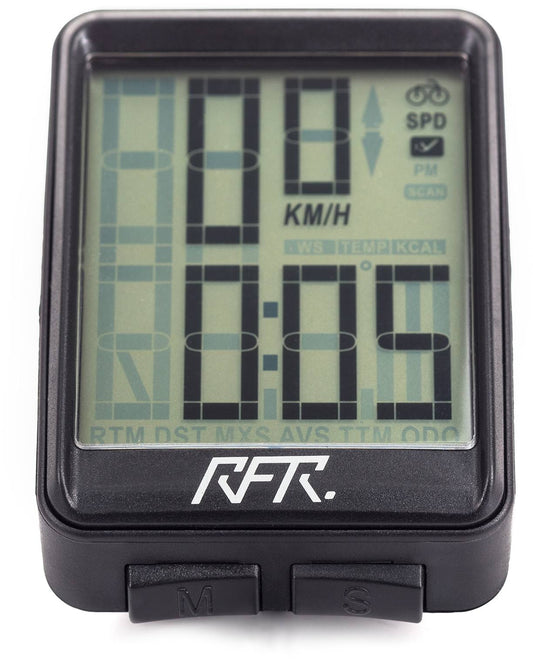 RFR Cycle Computer Wireless Cmpt Black/White