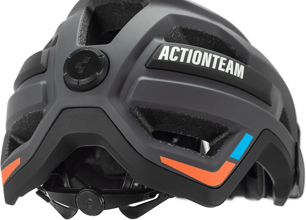 CUBE Helmet Rook X Actionteam Gry/Ora
