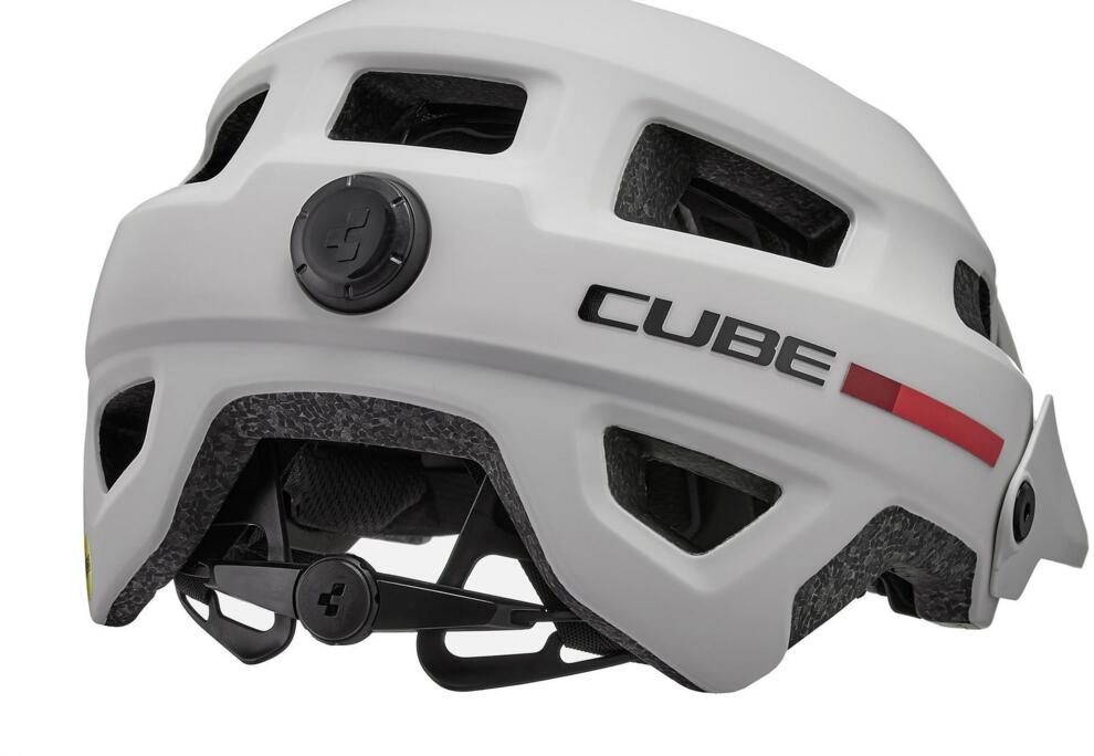 CUBE Helmet Frisk Teamline Grey/Red/Blue