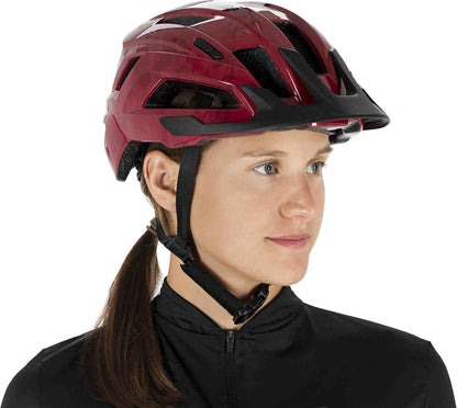 CUBE Helmet Steep Glossy Red