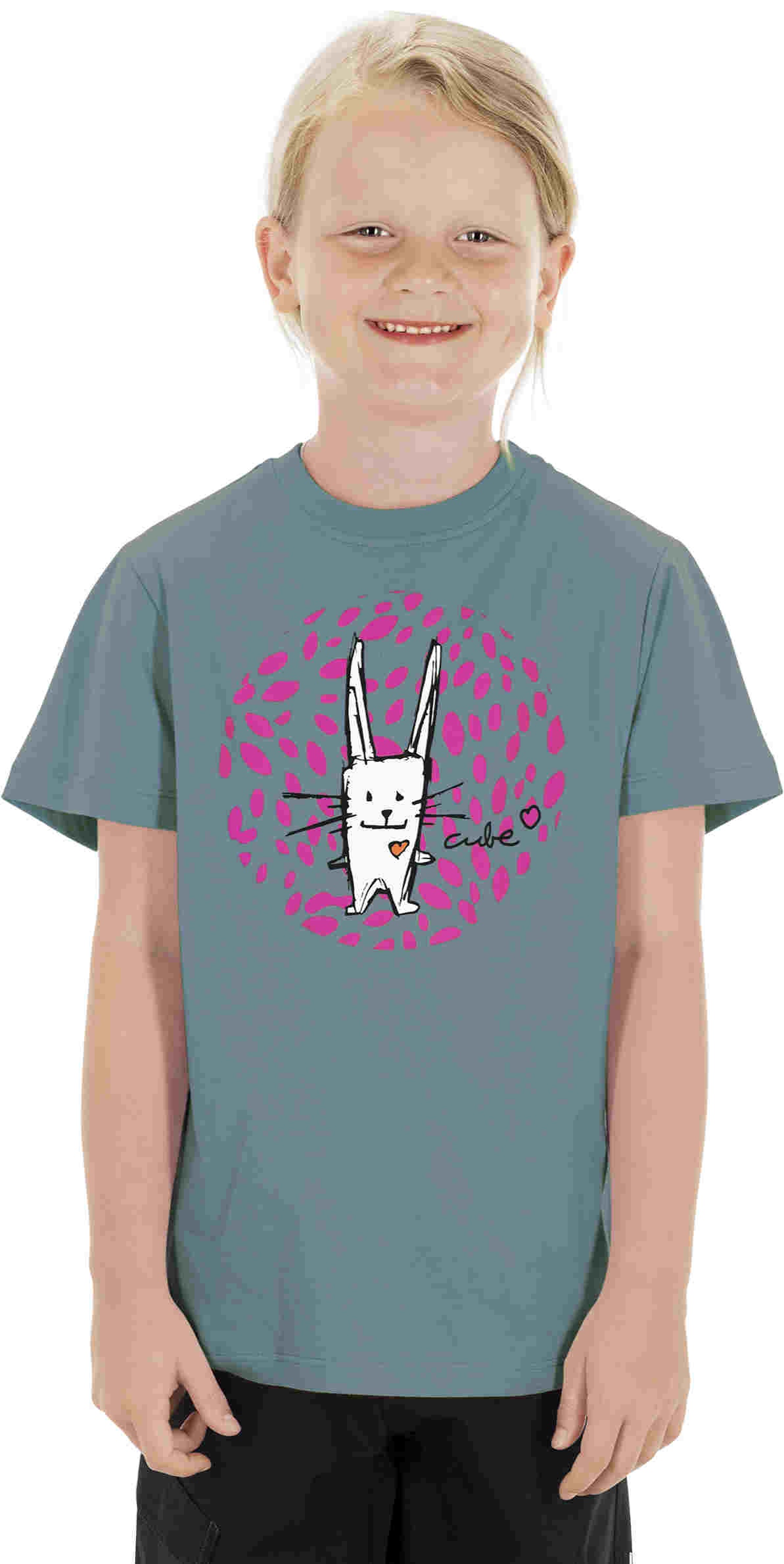 CUBE Junior T-Shirt Rabbit Dark Mint