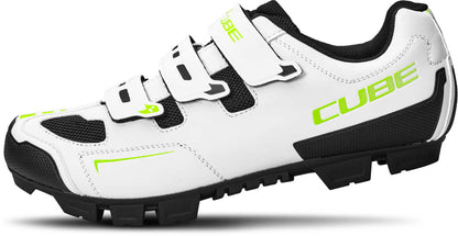 CUBE Shoes Mtb Cmpt White/Green/Black