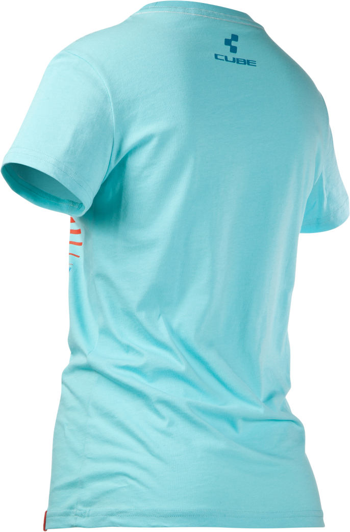 CUBE Wls T-Shirt Fichtelmountains Light Blue