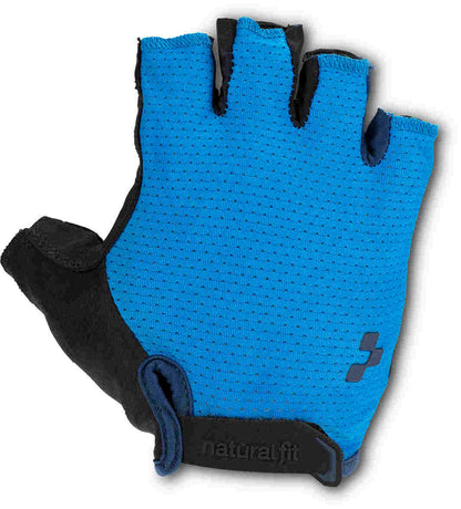 Natural Fit Gloves Short Finger Blue/Black