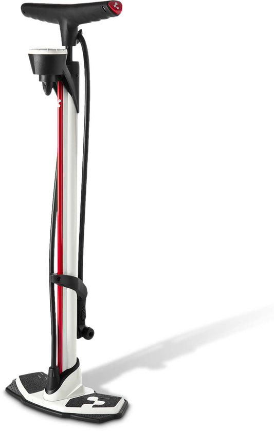 CUBE Floor Pump Hpa White/Black/Red