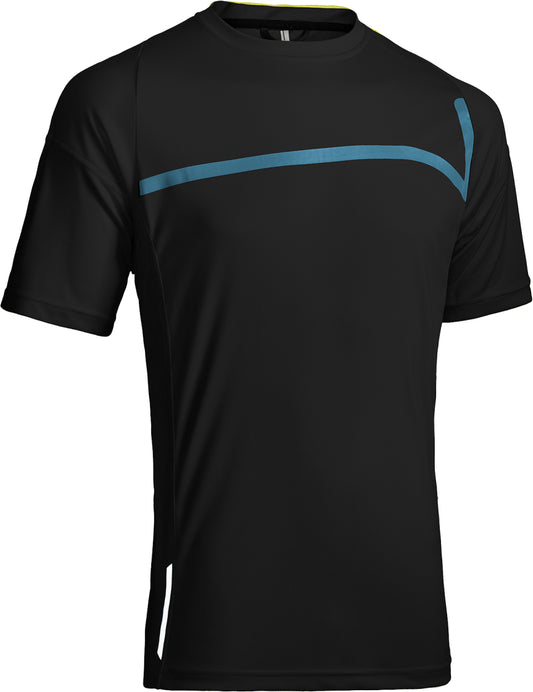 Motion Jersey Round-Neck S/S Black