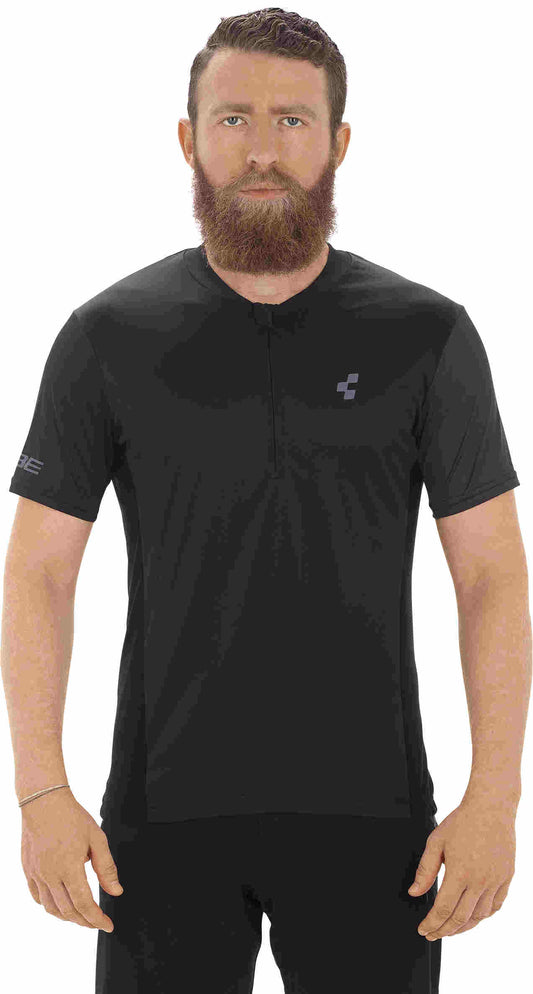 CUBE Tour Jersey Half Zip Black