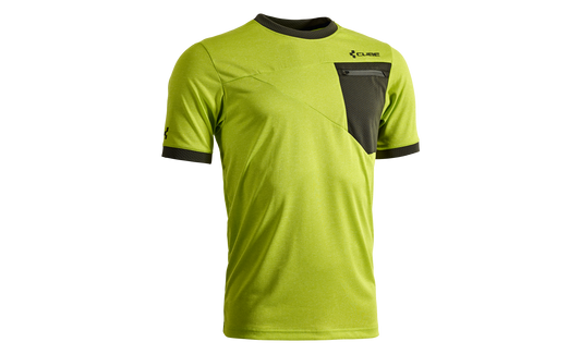 CUBE Tour Round-Neck Jersey Free S/S Green/Grey