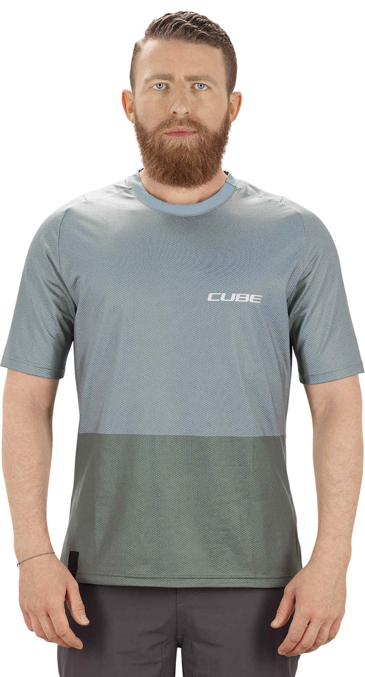 Edge Round-Neck Jersey S/S Green