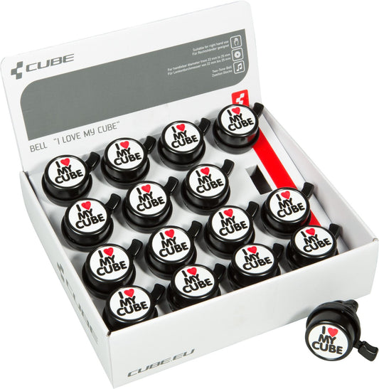 CUBE Bell Box "I Love My Cube" Black/White/Red