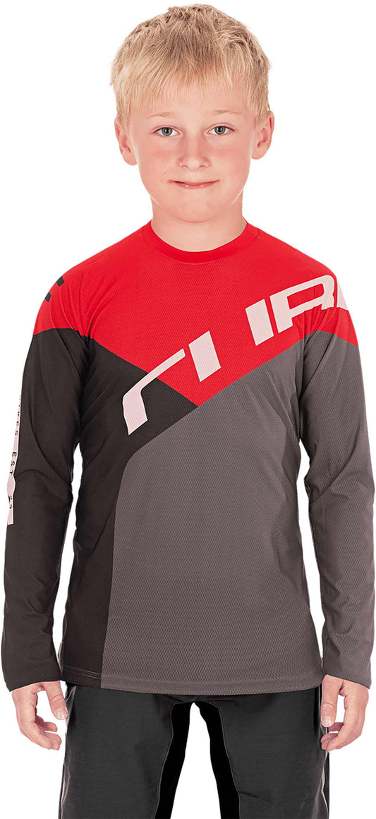 CUBE Junior Jersey L/S Black/Red