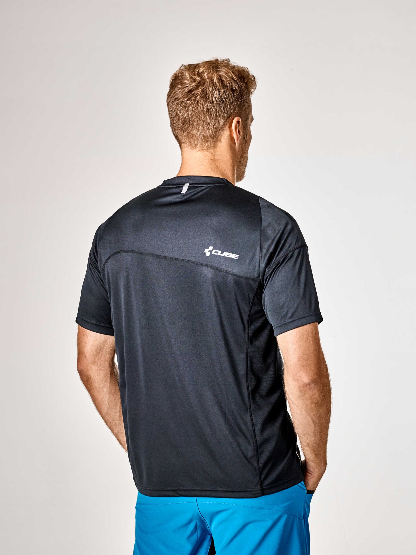 Motion Jersey Round-Neck S/S Black
