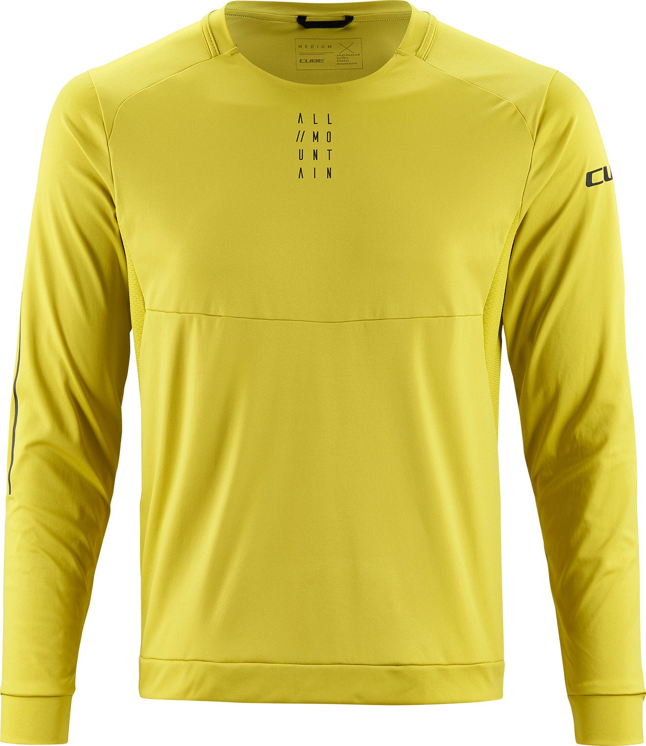 CUBE Am Round-Neck Jersey L/S Citrone